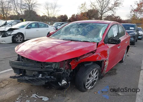 2018 Nissan Sentra Sv из США, поврежденный, VIN 3N1AB7APXJL655440